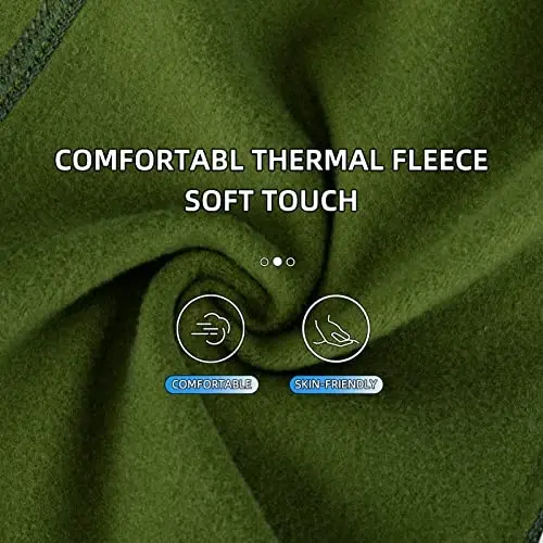 ROCKBROS Cold Weather Balaclava Ski Mask for Men Windproof Thermal Winter Scarf Mask Women Neck Warmer Hood for Cycling - 4