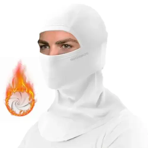 ROCKBROS Cold Weather Balaclava Ski Mask for Men Windproof Thermal Winter Scarf Mask Women Neck Warmer Hood for Cycling 