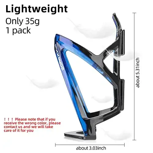 ROCKBROS Velosiped suv idishi ushlagichi Ultra yengil Velosiped Butilkalar Qafaslar vintlar bilan, Universal Velosiped chashka ushlagichi Raf Road MTB Velosipedlari uchun… - 3