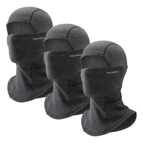 ROCKBROS Windproof Thermal Balaclava Ski Mask for Men and Women Cycling | Thermal Fleece Balaclava Keeps You Warm and Protected from Wind during Cycling, Running, Skiing and Other Cold Weather Sports - 1
