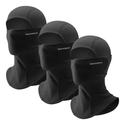 ROCKBROS Windproof Thermal Balaclava Ski Mask for Men and Women Cycling | Thermal Fleece Balaclava Keeps You Warm and Protected from Wind during Cycling, Running, Skiing and Other Cold Weather Sports - 1