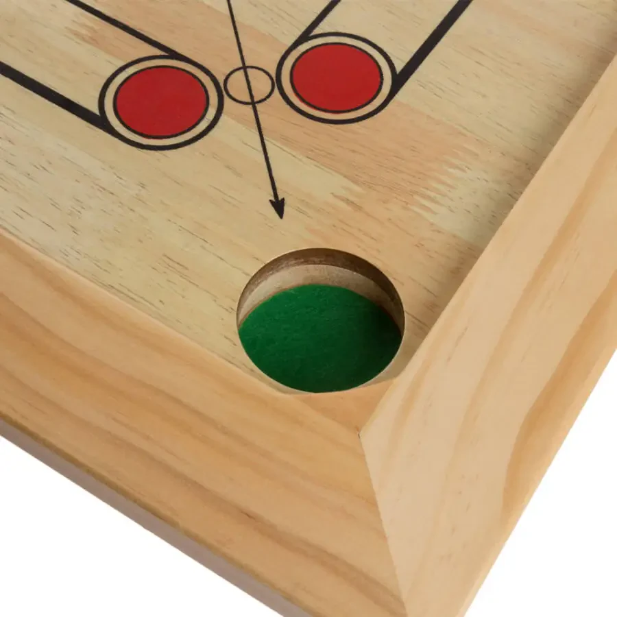 Rockin’ Rollers Carrom Board Game with Coins and Strikers - 26