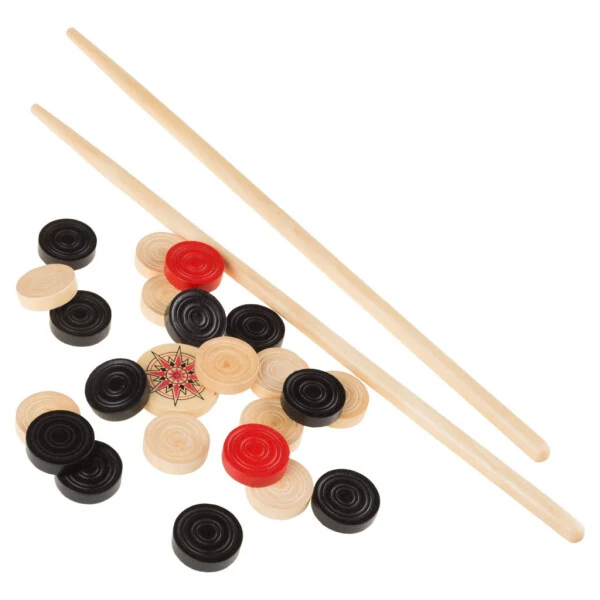 Rockin’ Rollers Carrom Board Game with Coins and Strikers - 26