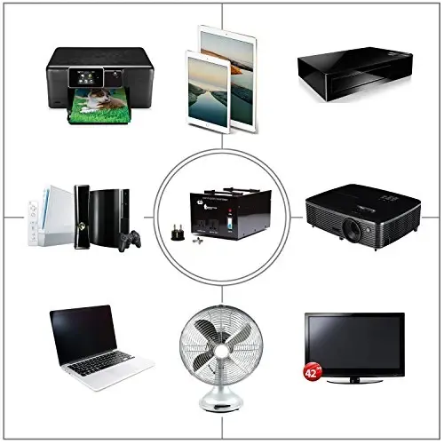 Rockstone Power 500 Watt Heavy Duty Step Up/Down Voltage Transformer Converter - Step Up/Down 110/120/220/240 Volt - 5V USB Port - CE Certified [3-Year Warranty] - 4