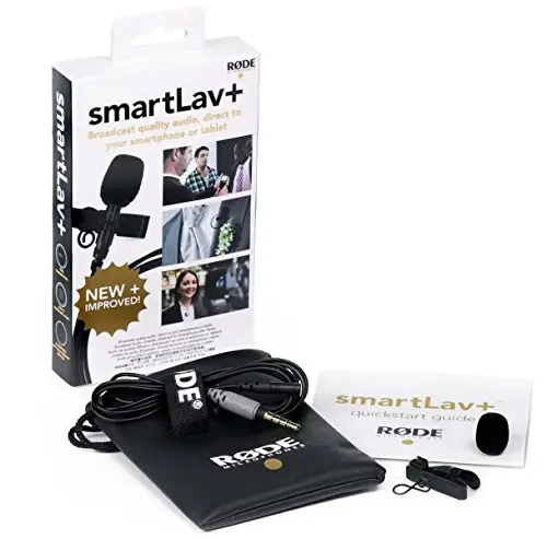 Rode SmartLav+ Lavalier Microphone for Smartphones,Black and Rode AI-Micro USB Audio Interface,Black - 7