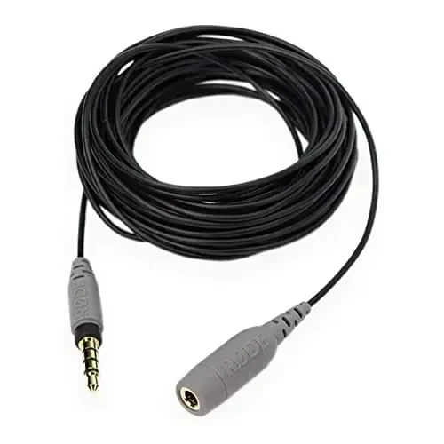 Rode SmartLav+ Lavalier Microphone Bundle with 20' Extension Cable - 5