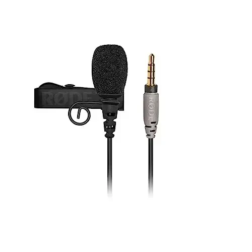 Rode SmartLav+ Lavalier Microphone for Smartphones, Black - 1