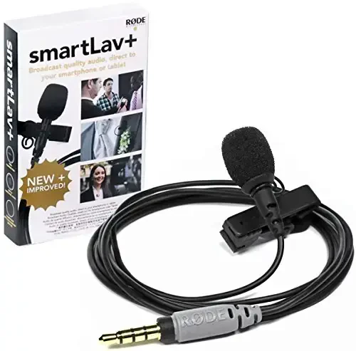 Rode SmartLav+ Lavalier Microphone for Smartphones,Black and Rode AI-Micro USB Audio Interface,Black - 5