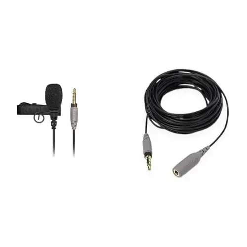 Rode SmartLav+ Lavalier Microphone Bundle with 20' Extension Cable - 1