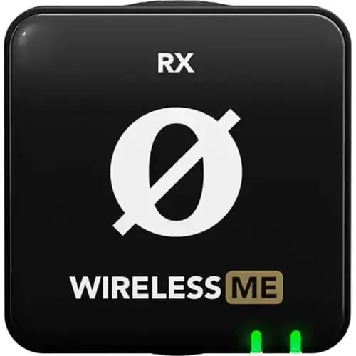 RØDE Wireless ME Dual Set, ichki mikrofonlar, GainAssist texnologiyasi va kino yaratish, intervyular va kontent yaratish uchun 100 m masofaga ega o'ta ixcham simsiz mikrofon tizimi (qora) - 5