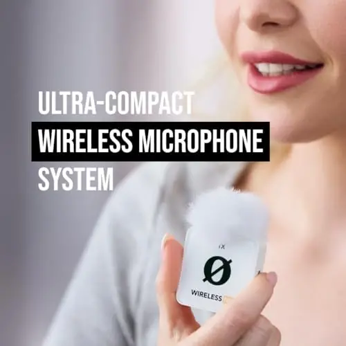RØDE Wireless ME Dual Set Oʻrnatilgan mikrofonlar, GainAssist texnologiyasi va 100 m masofaga ega ultra ixcham simsiz mikrofon tizimi. Film suratga olish, intervyu va kontent yaratish uchun (Oq) - 7