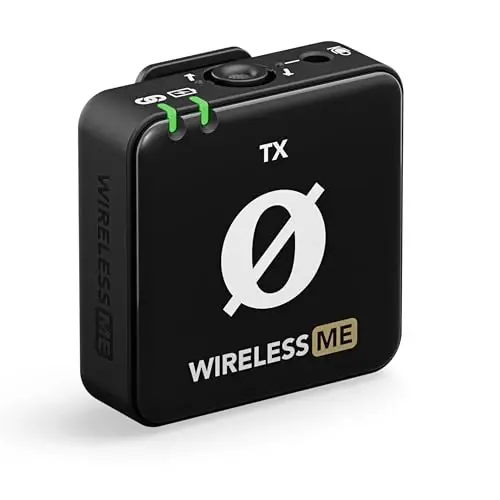 RØDE Wireless ME Dual Set, Ultra-Compact Wireless Microphone System with Built-in Microphones, GainAssist Technology and 100m Range for Filmmaking, Interviews and Content Creation (Black) - 3