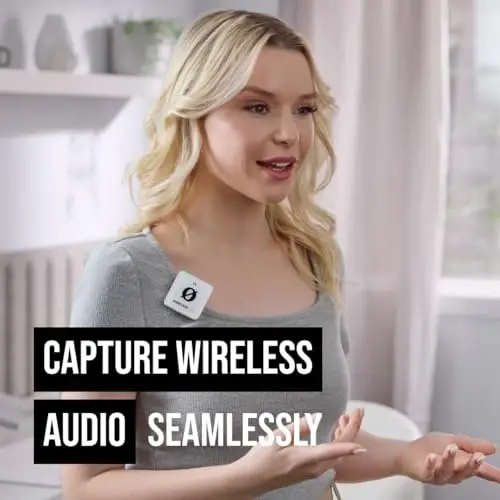 RØDE Wireless ME Dual Set Ultra-Compact Wireless Microphone System with Built-in Microphones, GainAssist Technology and 100m Range for Filmmaking, Interviews and Content Creation (White) - 4