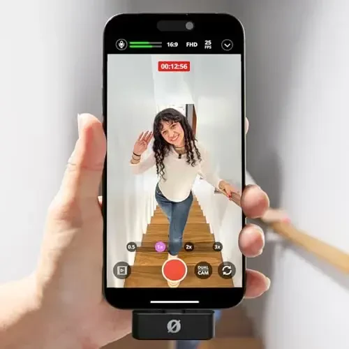 RØDE Wireless Micro - Akıllı Telefonlar uchun ikkita Mikrofon va Zaryad Qutisi bor Kichik Haqmda Simsiz Mikrofon - Lightning, Qora - 7