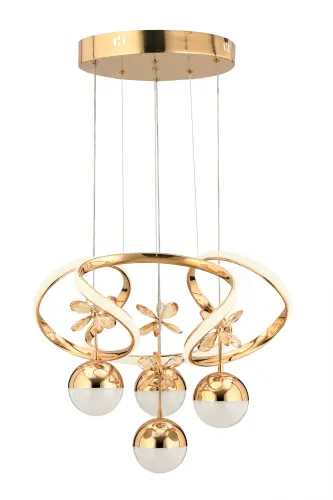 Rodin 3 Renk Gold Sarkıt Led Modern Ledli Avize-Sarı - 6