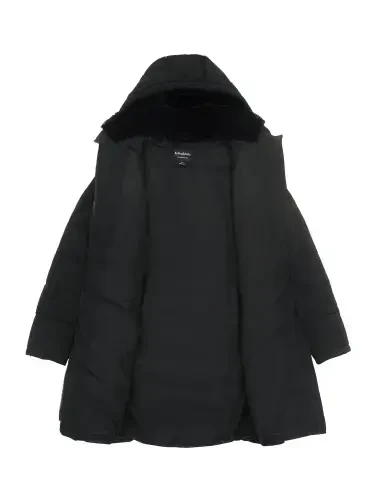 Rokka&Rolla Ayollar uchun Fleece Hood Parka Kurtka bilan Og'ir Uzun Qishki Palto - 8