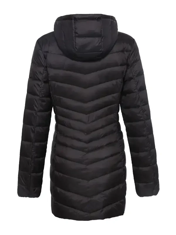 Rokka&Rolla Women's Light Long Coat Packable Puffer Jacket- - 2