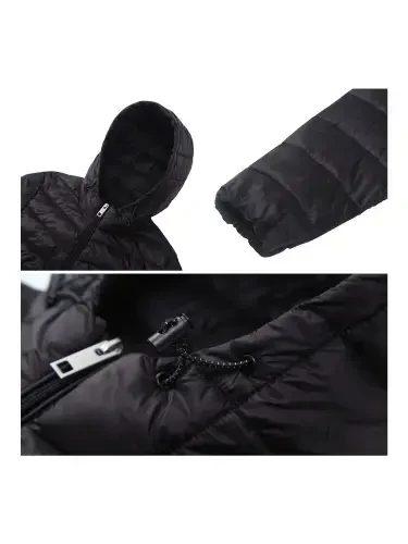 Rokka&Rolla Women's Light Long Coat Packable Puffer Jacket- - 3