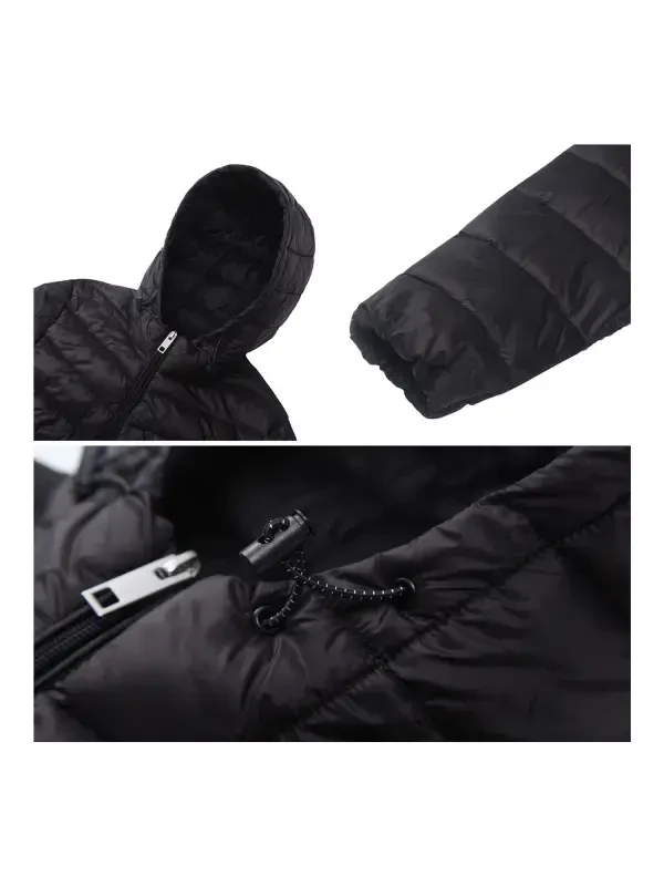 Rokka&Rolla Women's Light Long Coat Packable Puffer Jacket- - 3