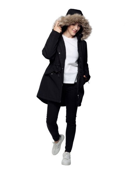 Rokka&Rolla Women's Fleece Lined Winter Coat with Faux Shearling Hood Parka Jacket- - 12