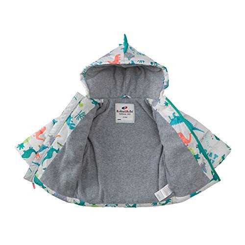 Rokka&Rolla Water-Resistant Fleece Lined Puffer Jacket for Newborn Infant Toddler - 4