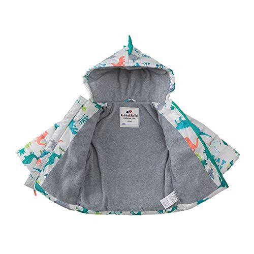 Rokka&Rolla Water-Resistant Fleece Lined Puffer Jacket for Newborn Infant Toddler - 4