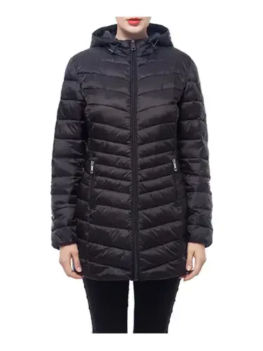 Rokka&Rolla Women's Light Long Coat Packable Puffer Jacket - 4