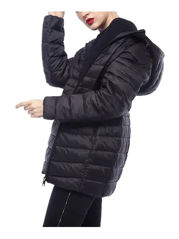 Rokka&Rolla Women's Light Long Coat Packable Puffer Jacket - 9