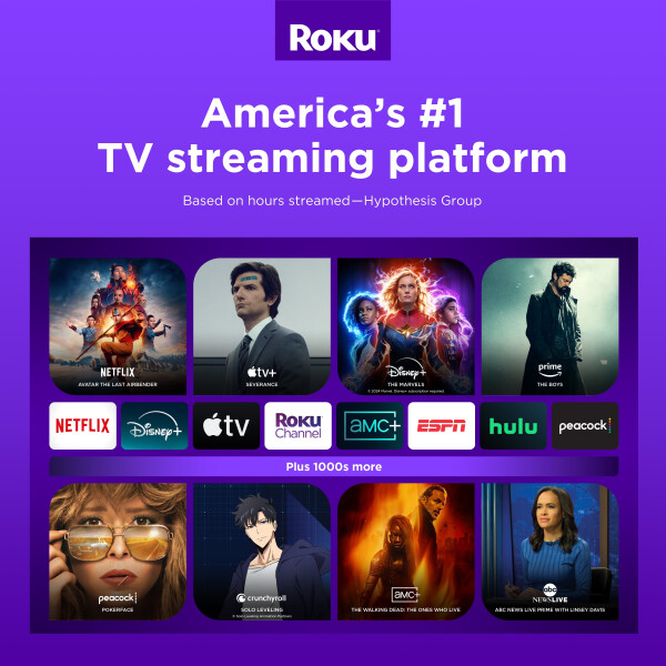 Roku Streambar SE - 2-в-1 ТВ-саундбар со встроенным стримингом, премиум-динамиками и функцией разборчивой речи - 7