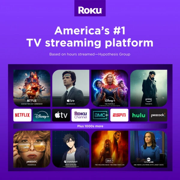 Roku Streambar SE - 2-в-1 ТВ-саундбар со встроенным стримингом, премиум-динамиками и функцией разборчивой речи - 6