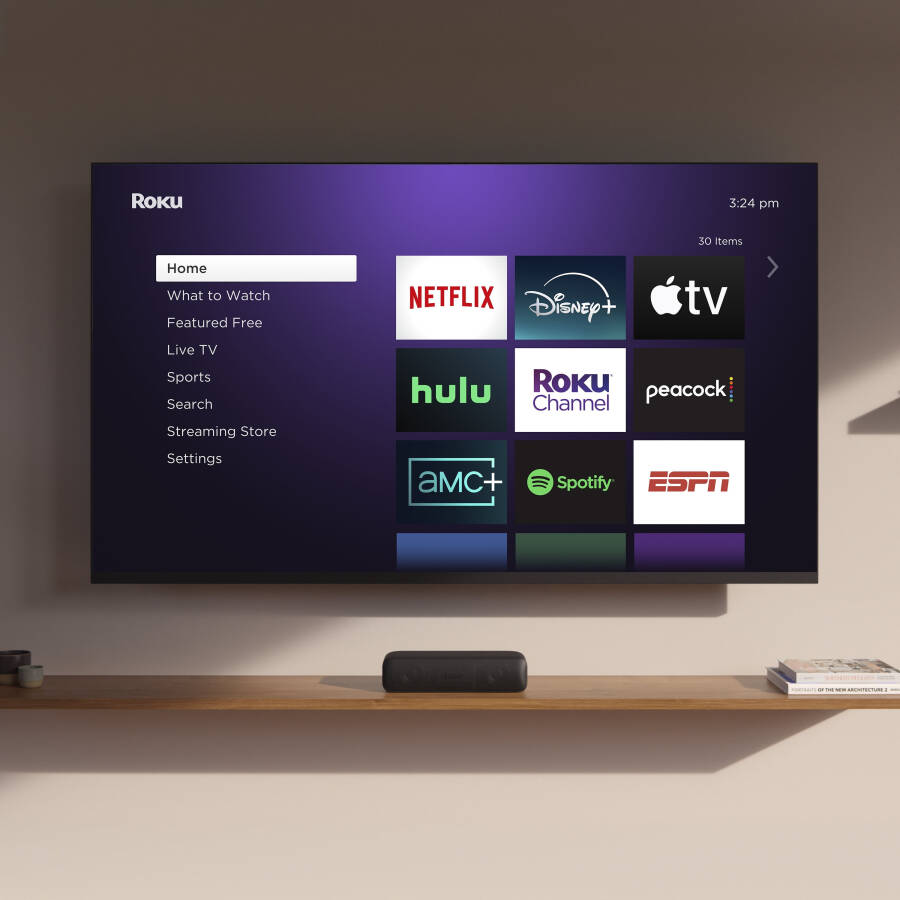 Roku Streambar SE - Dahili Akış, Birinci Sınıf Hoparlörler ve Konuşma Netliği ile 2'si 1 Arada TV Soundbar - 12