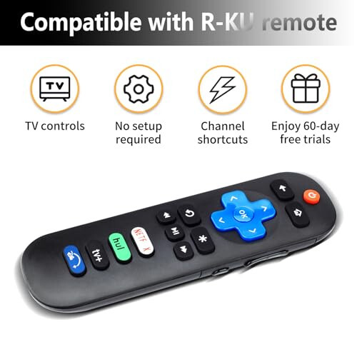 Roku TV İçin Yeni Evrensel TV Kumandası, TCL Roku/Hisense Roku/Onn Roku TV İçin Kumanda (Roku Stick ve Kutu İçin Değil) 【2'li Paket】 - 11