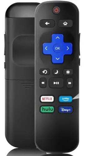 for Roku TV Remote Control Replacement, Compatible with TCL/Hisense/Onn/Insignia/Sharp/Roku TVs - GVIRTUE