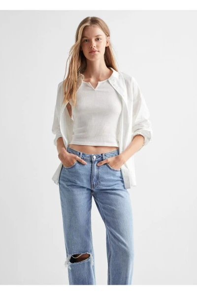 Roll-up jeans - 1