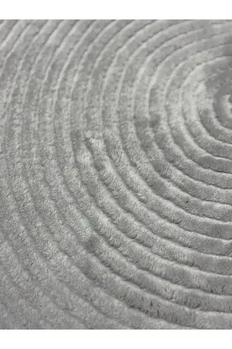 Rölyef Joy Gri Kaymaz Salon Koridor Mutfak Halısı Makinede Yıkanır-Gri - MERINOS (1)