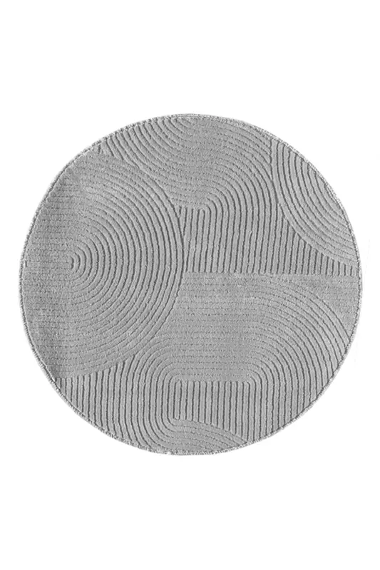 Rölyef Joy Gri Kaymaz Salon Koridor Mutfak Halısı Makinede Yıkanır-Gri - MERINOS