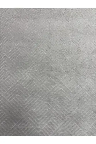 Rölyef Klasik Saçaklı Aden Kaymaz Taban Salon Mutfak Koridor Halı Yolluk Kilim GRİ - Gri-adn - 4