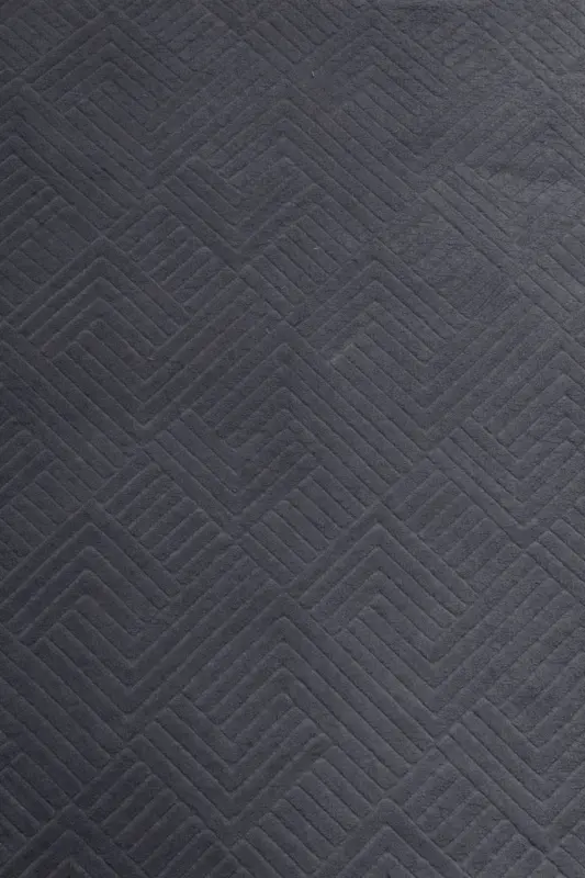 Rölyef Klasik Saçaklı Aden Yıkanabilir Kaymaz Taban Salon Mutfak Koridor Halı Yolluk Kilim ANTRASİT - Antrasit-x - 4