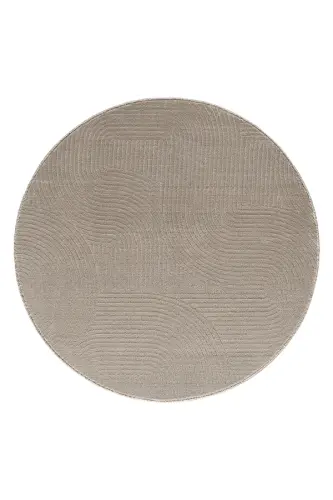 Rölyef Vizon Joy Kaymaz Salon Koridor Mutfak Halısı Makinede Yıkanır-Kahverengi 