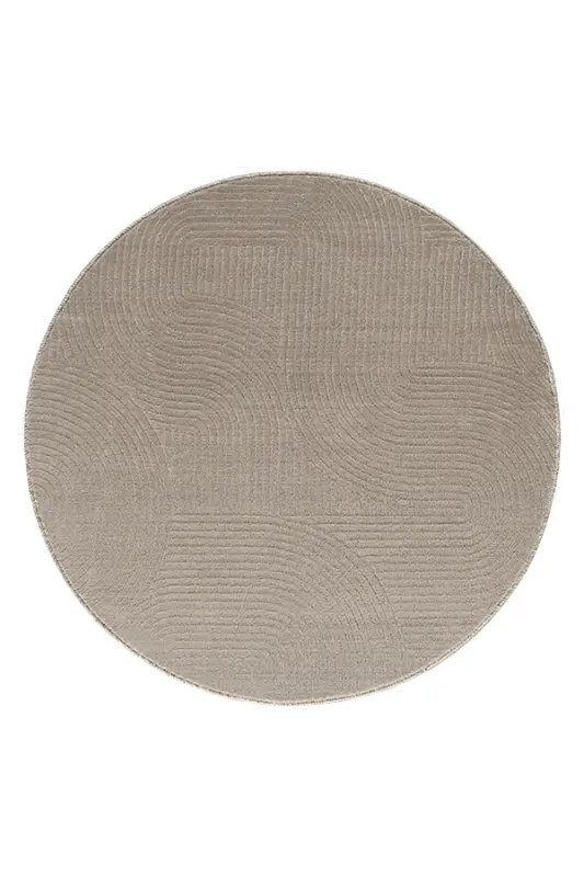 Rölyef Vizon Joy Kaymaz Salon Koridor Mutfak Halısı Makinede Yıkanır-Kahverengi - MERINOS