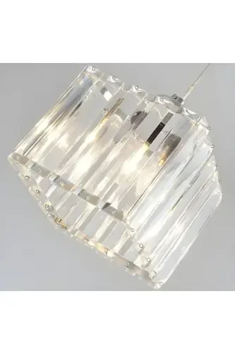 Roma Model Kvadrat Xrom Toshli Estetik Dekorativ Zali Oshxona Yotoq Xonasi Xoll Kirish Uchta Oshgan Avize - LUNA LIGHTING (1)