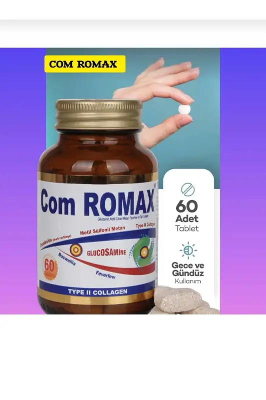 Romax Glucosamine Chondroitin MSM 60 Tablets - 3