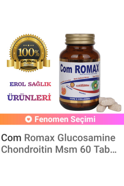 Romax Glucosamine Chondroitin MSM 60 Tablets - 5