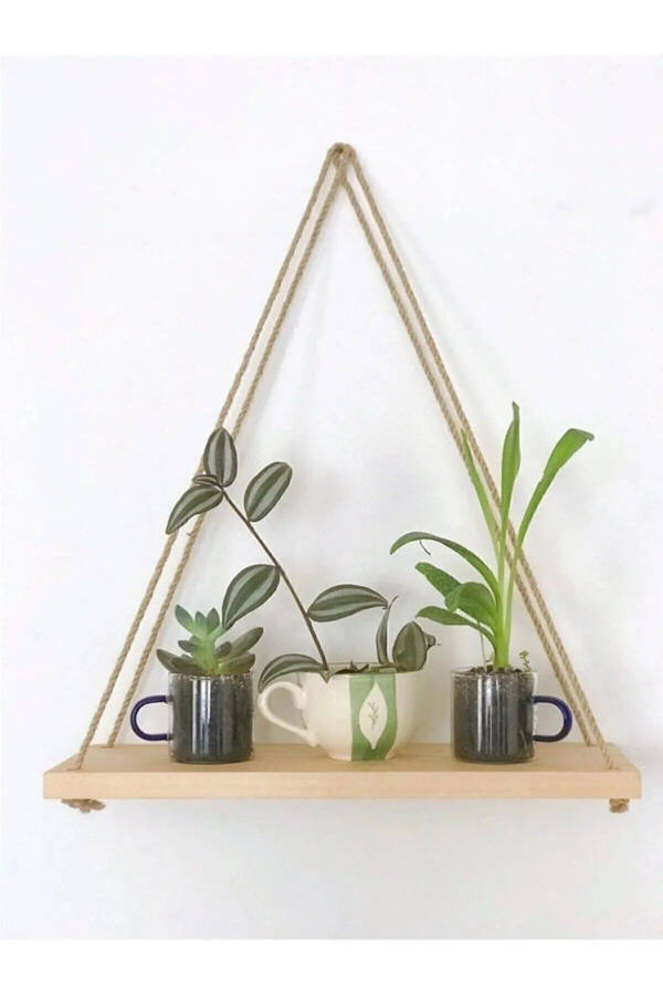 Rope Shelf Raw 35 cm Wall Decor - 1