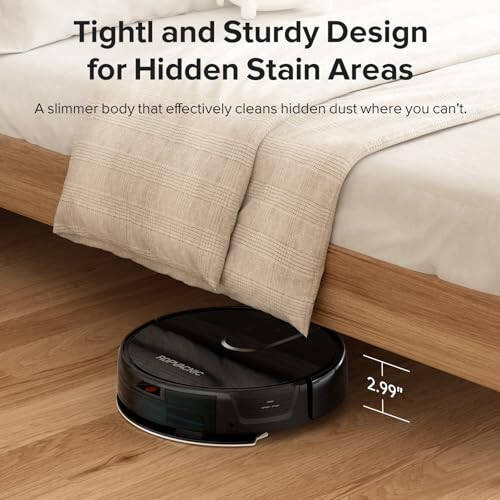 ROPVACNIC Robot Vacuum Cleaner, 4000Pa Suction, Personalized Cleaning Adjustments, Self-Charging Robotic Vacuum Cleaner, Advanced Obstacle Avoidance, Black - 11