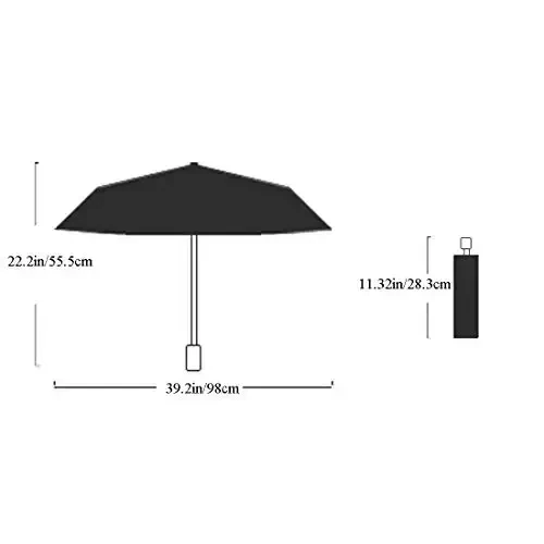 Rosavida Kids Folding Umbrella- Automatic Open- Cartoon- UV Protection- Travel Umbrella Compact Windproof for Girls Boys Women - 2