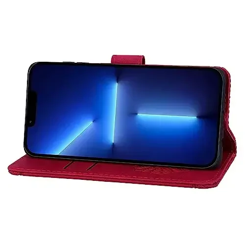 Rosbtib Flip Case for iPhone 15 Plus 6.7 Inch Cover, Vintage Premium PU Leather Wallet Phone Case with Mandala Embossed Design Cover for iPhone 15 Plus 6.7