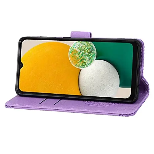 Rosbtib Flip Case for Google Pixel 9 Pro XL, Durable PU Leather Wallet Case with Card Holder Protective Cover for Pixel 9 Pro XL - Mandala Purple - 4