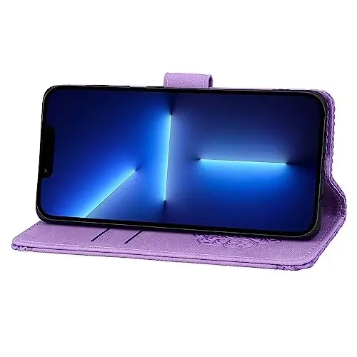 Rosbtib Flip Case for iPhone 15 Plus 6.7 Inch Cover, Vintage Premium PU Leather Wallet Phone Case with Mandala Embossed Design Cover for iPhone 15 Plus 6.7