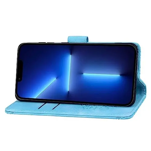 Rosbtib Flip Case for iPhone 15 Plus 6.7 Inch Cover, Vintage Premium PU Leather Wallet Phone Case with Mandala Embossed Design Cover for iPhone 15 Plus 6.7